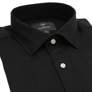 Less Worries Linen Shirt, Svart