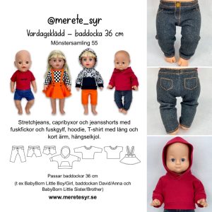 @merete_syr nr 55: Vardagskläder – baddocka 36cm
