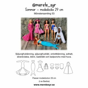 @merete_syr nr 53: Sommar – modedocka 29cm