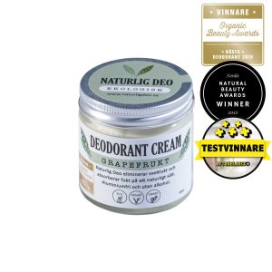 Naturlig Deo- Ekologisk deodorant cream Grapefrukt