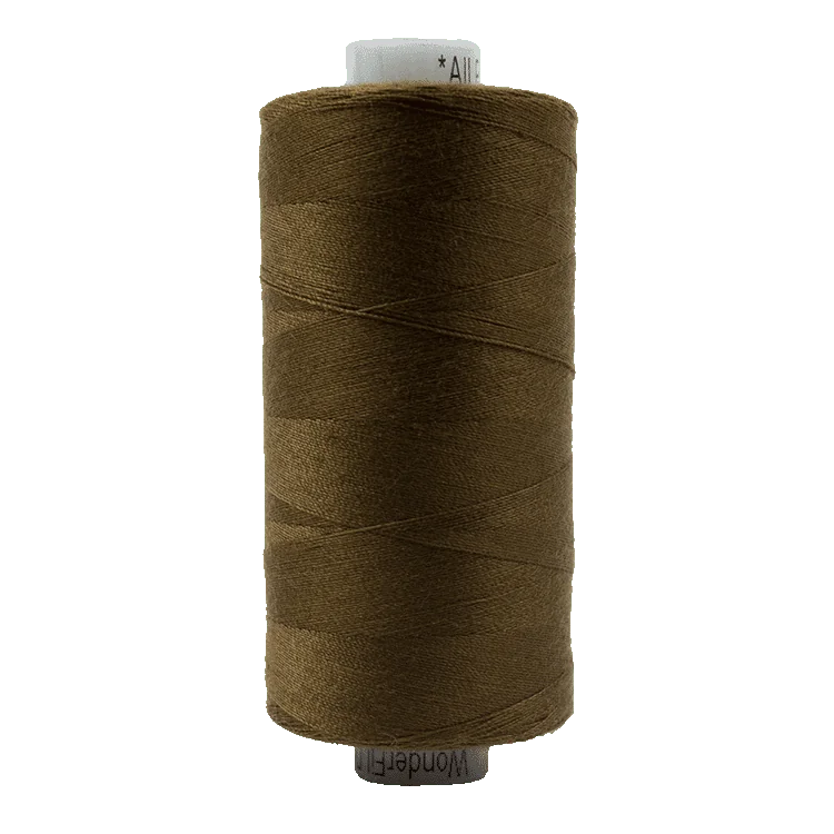 WonderFil overlocktråd, 1000m – DS223 Raw Umber - Bild 2