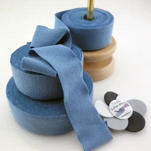 Kantband eko interlock – Dusty blue