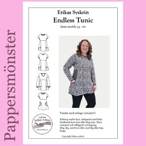 Erikas syskrin Mönster – Endless tunic, Dam