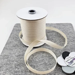Bomullsband 12mm (metervara) – Natur
