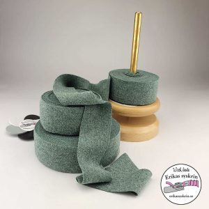Kantband melerad interlock – Grön