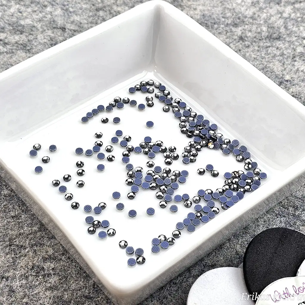 Glitterstenar – Black diamond