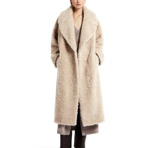 One & Other Kerstin Fur Coat, Antique White