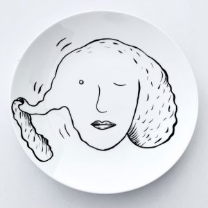 Dam och elefant