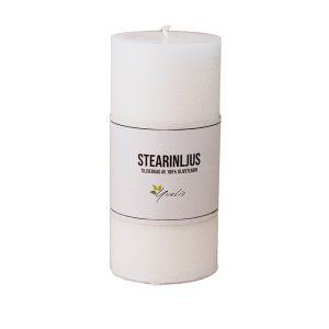 Blockljus veganskt olivstearin, 7 x 15 cm – Yvelis