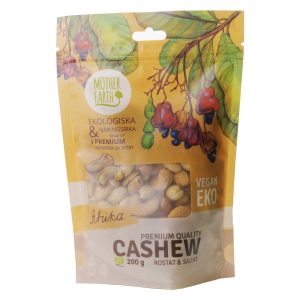 Cashewnötter rostade & saltade EKO Premium, 200g – Mother Earth