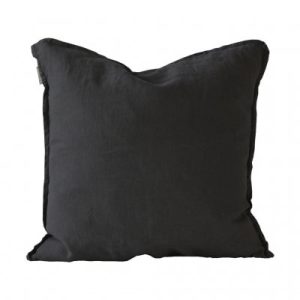 Tell Me More Cushion Cover Linen 50X50, Carbon