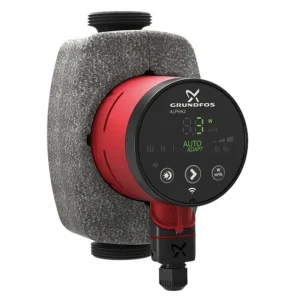 Cirkulationspump Grundfos Alpha2 25-60 180. Med installation