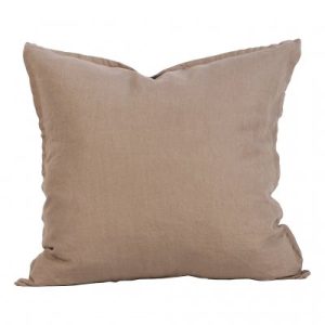 Tell Me More Cushion Cover Linen 50X50, Chestnut