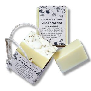 Ekologisk Tvål – Shea & Avokado (frisk örtig doft)