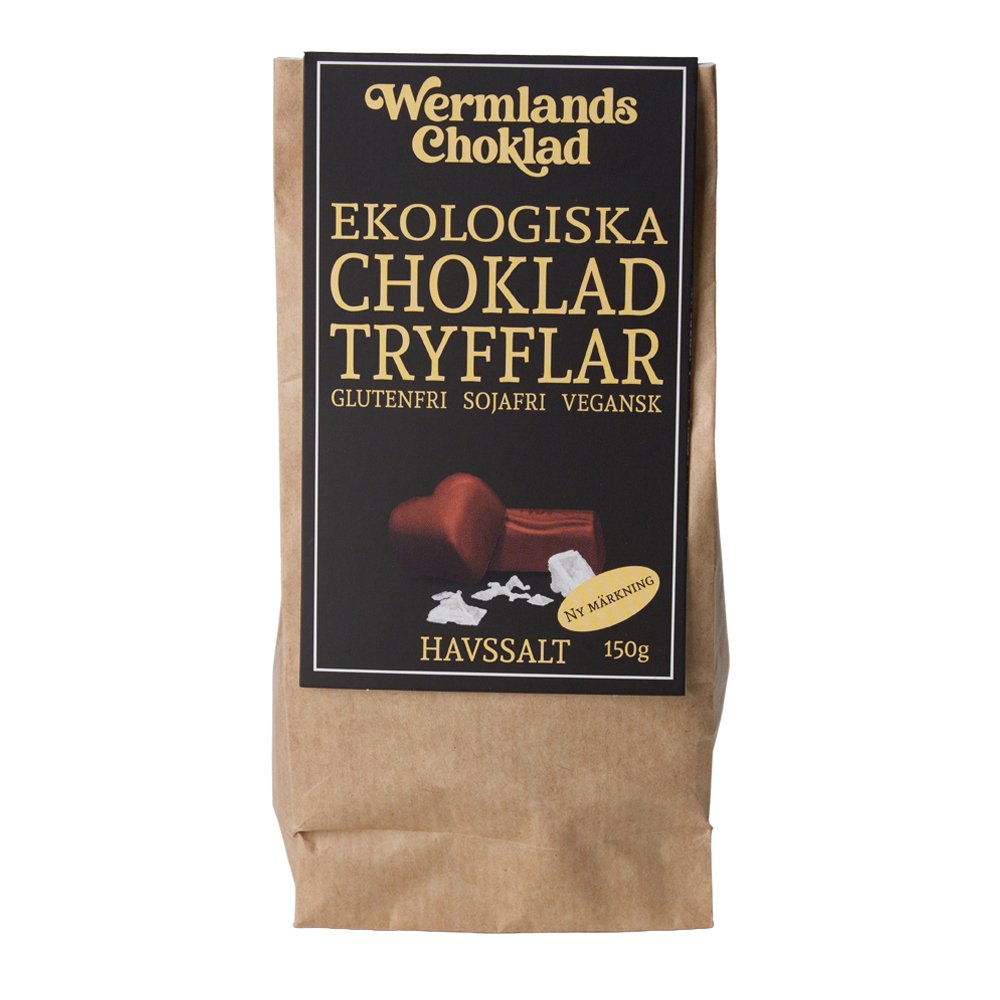 Ekologiska Chokladtryfflar Havssalt – Wermlands Choklad - Bild 2