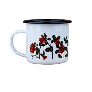 Emaljmugg Lingon – Studio Granath