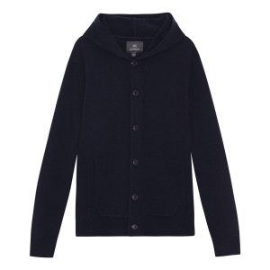 Less Worries Hoodie Wool, Navy