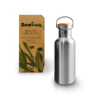 Isolerad flaska i rostfritt stål 350 ml – Bambaw