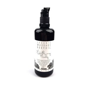 Lugnande massageolja / kroppsolja Earth My Body – Kaliflower Organics