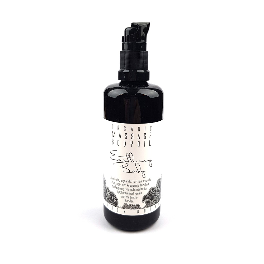 Lugnande massageolja / kroppsolja Earth My Body – Kaliflower Organics