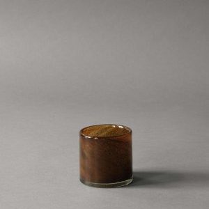 Tell Me More Lyric Candleholder Mörkbrun, Extra Small
