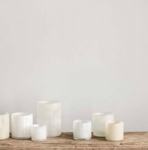 Tell Me More Lyric Candleholder Vit, Extra Small