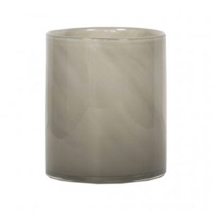 Tell Me More Lyric Candleholder Grå, Medium