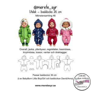 @merete_syr nr 46: Utelek – baddocka 36cm