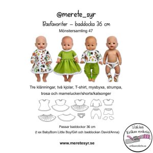 @merete_syr nr 47: Basfavoriter – baddocka 36cm
