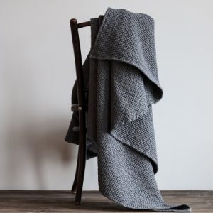 Tell Me More Miro Blanket, Dark Grey
