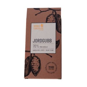Norrländsk Choklad 70% med Jordgubb  – Nordic Chocolate
