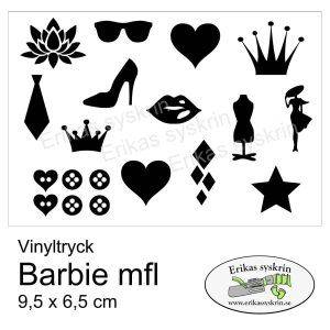 Vinyltryck för Barbie mfl: Accessoarer