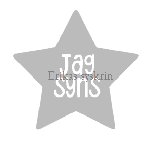 Reflextryck stjärna ”jag syns”