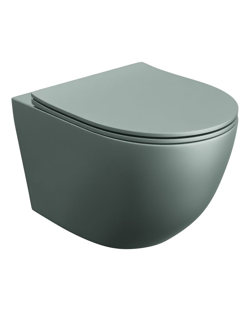 Toalettstol Vägghängd Sinto Grey