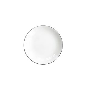 NATUR Snövit, Tallrik 18 cm u bräm