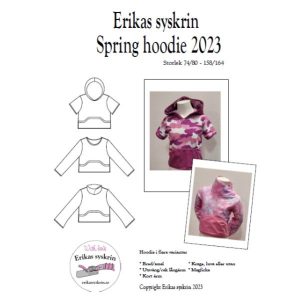 Erikas syskrin Mönster – Spring hoodie