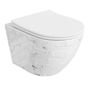 Toalettstol Vägghängd Sofi Paper