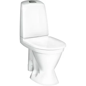 WC-stol Gustavsberg Nautic 1591 S-lås ROT-modell – Med installation